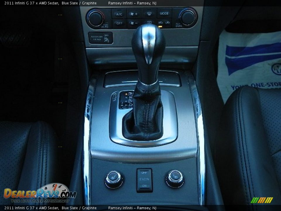2011 Infiniti G 37 x AWD Sedan Blue Slate / Graphite Photo #21