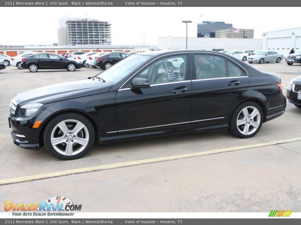2011 Mercedes-Benz C 300 Sport Black / Almond/Mocha Photo #6