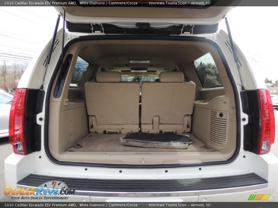 2010 Cadillac Escalade ESV Premium AWD White Diamond / Cashmere/Cocoa Photo #18