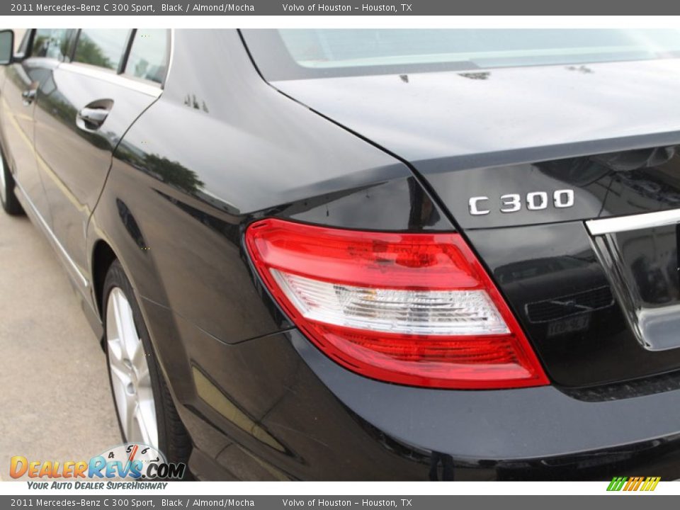 2011 Mercedes-Benz C 300 Sport Black / Almond/Mocha Photo #7