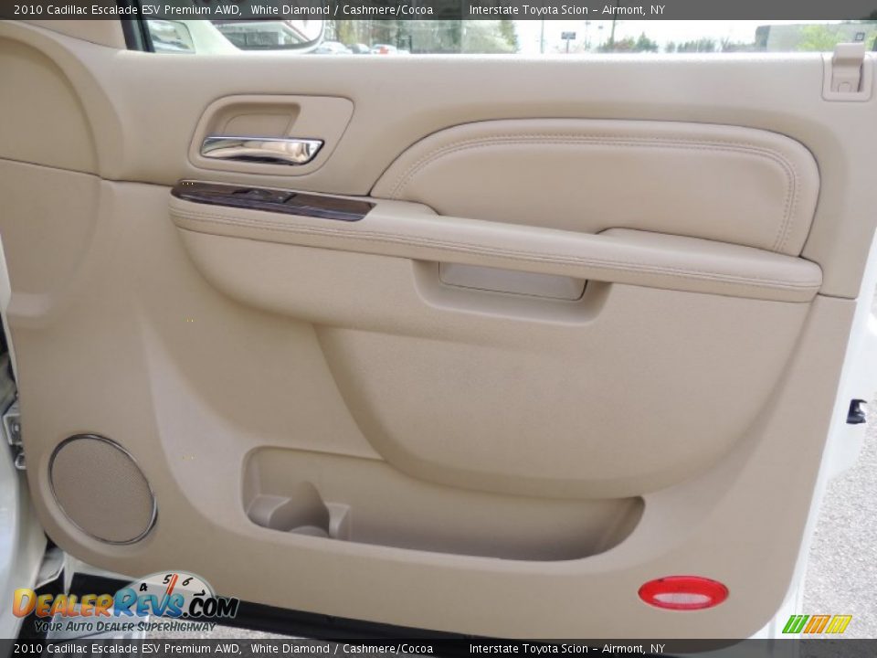 2010 Cadillac Escalade ESV Premium AWD White Diamond / Cashmere/Cocoa Photo #20