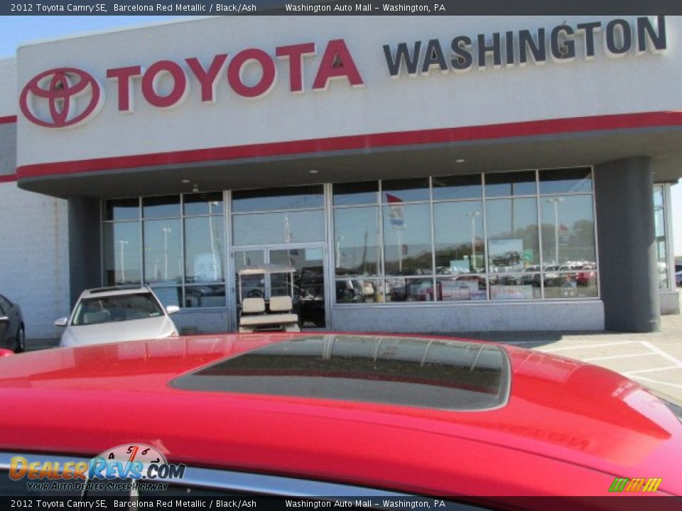2012 Toyota Camry SE Barcelona Red Metallic / Black/Ash Photo #4
