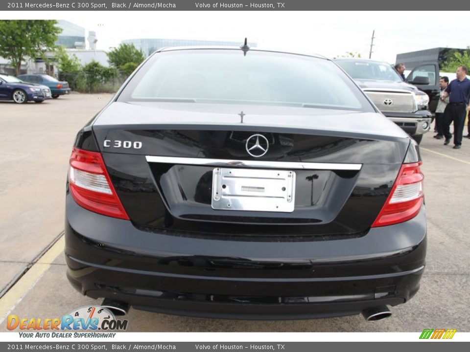 2011 Mercedes-Benz C 300 Sport Black / Almond/Mocha Photo #11