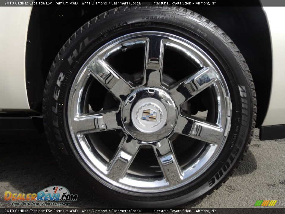 2010 Cadillac Escalade ESV Premium AWD White Diamond / Cashmere/Cocoa Photo #23