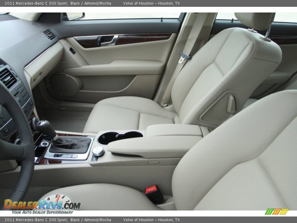 2011 Mercedes-Benz C 300 Sport Black / Almond/Mocha Photo #12