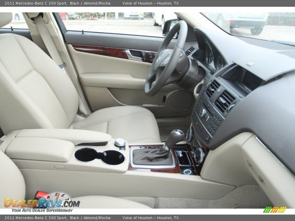 2011 Mercedes-Benz C 300 Sport Black / Almond/Mocha Photo #13