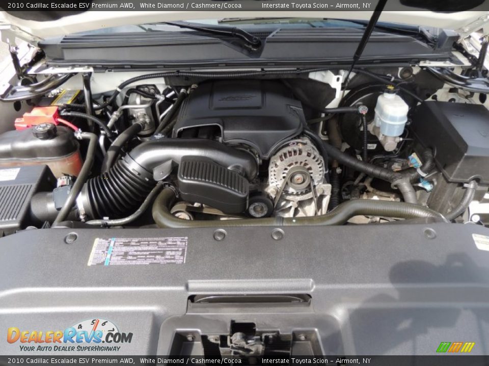 2010 Cadillac Escalade ESV Premium AWD White Diamond / Cashmere/Cocoa Photo #25