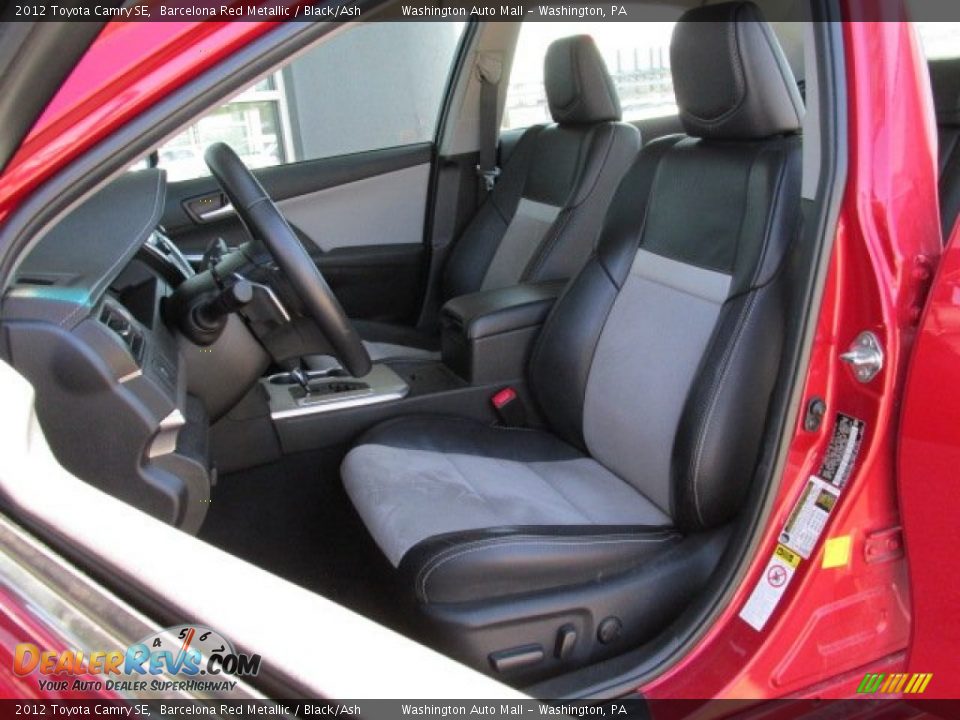 2012 Toyota Camry SE Barcelona Red Metallic / Black/Ash Photo #10