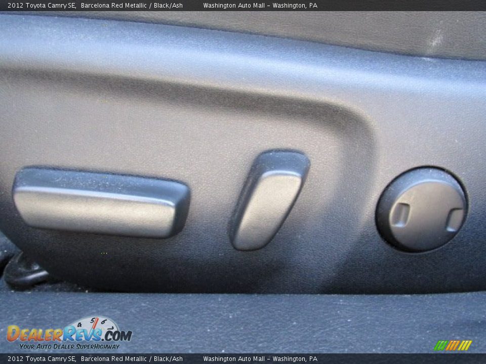 2012 Toyota Camry SE Barcelona Red Metallic / Black/Ash Photo #11