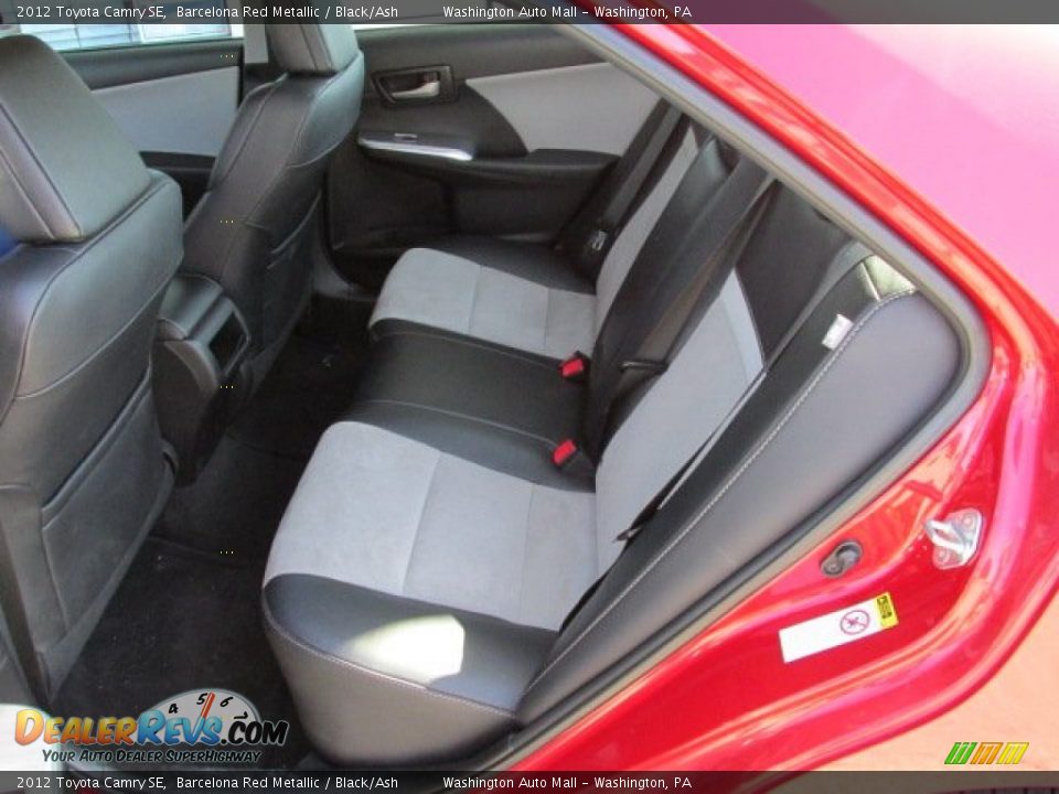 2012 Toyota Camry SE Barcelona Red Metallic / Black/Ash Photo #12