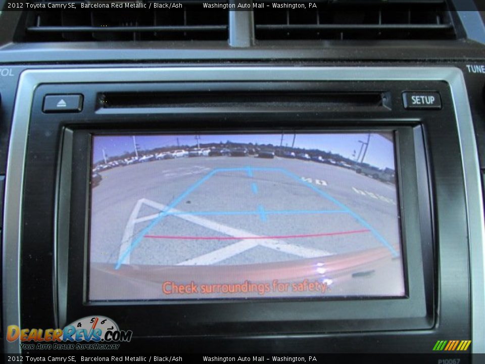 2012 Toyota Camry SE Barcelona Red Metallic / Black/Ash Photo #15