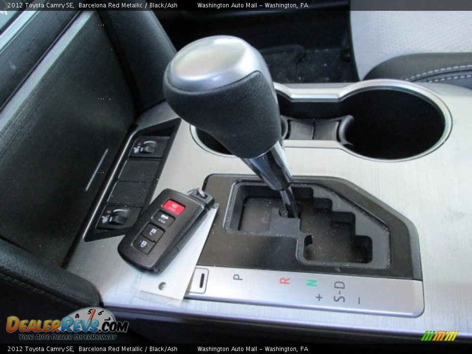 2012 Toyota Camry SE Barcelona Red Metallic / Black/Ash Photo #16