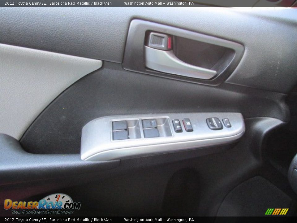 2012 Toyota Camry SE Barcelona Red Metallic / Black/Ash Photo #17