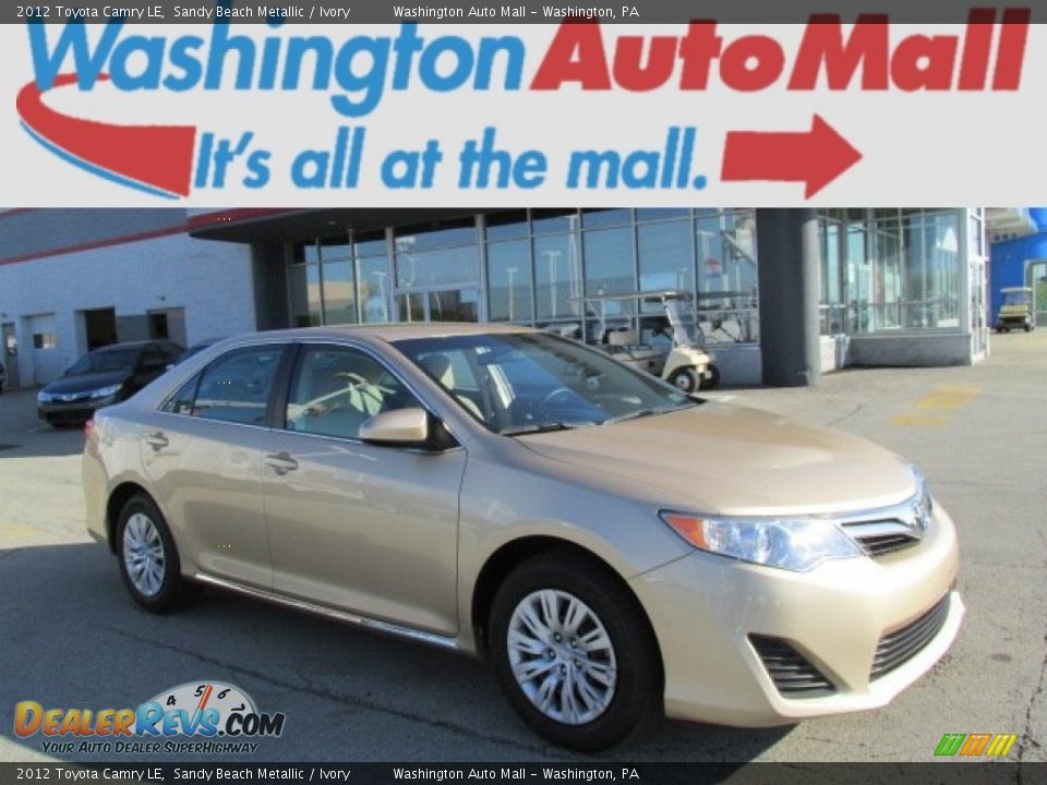 2012 Toyota Camry LE Sandy Beach Metallic / Ivory Photo #1
