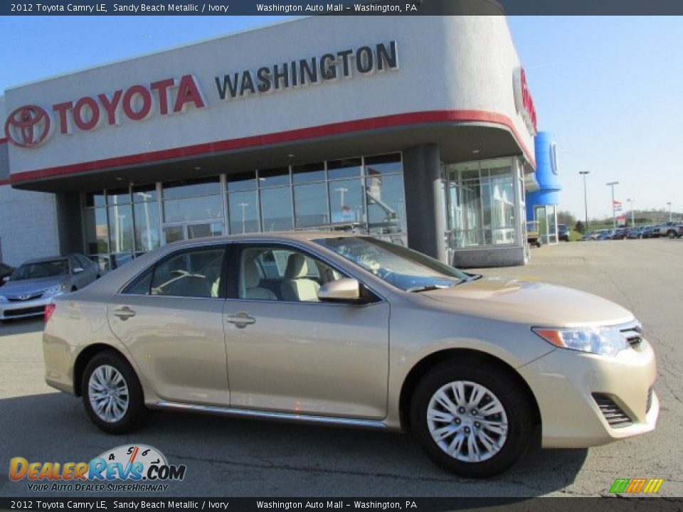 2012 Toyota Camry LE Sandy Beach Metallic / Ivory Photo #2
