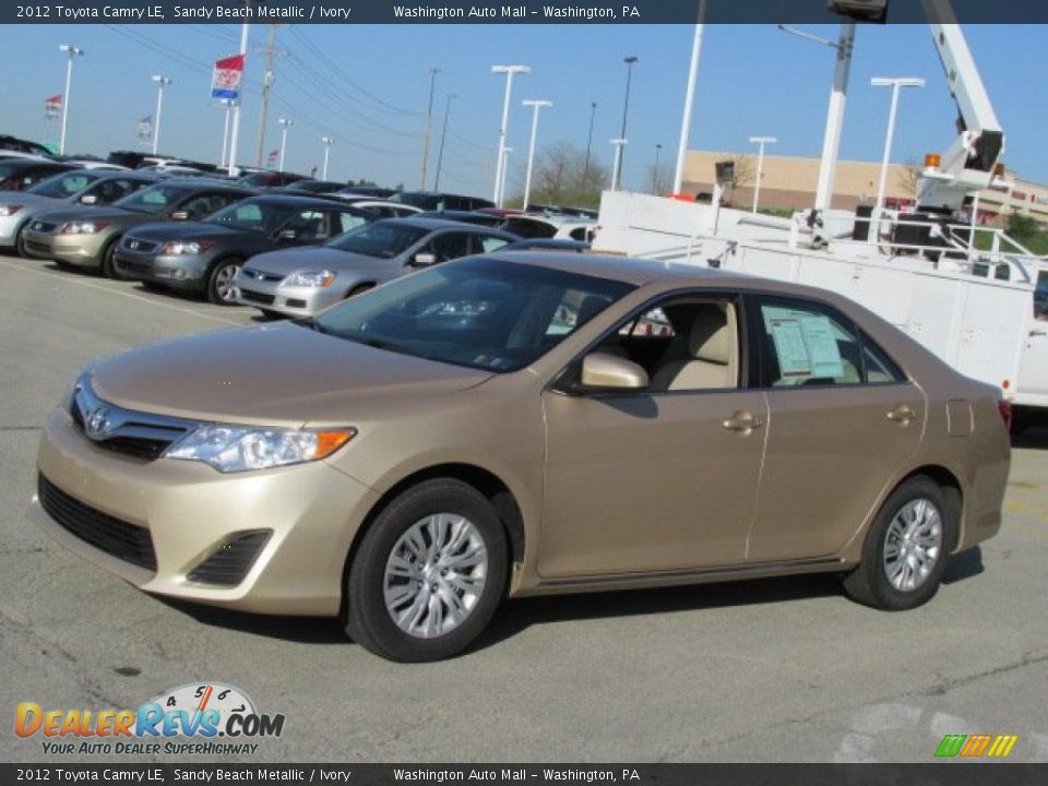 2012 Toyota Camry LE Sandy Beach Metallic / Ivory Photo #4