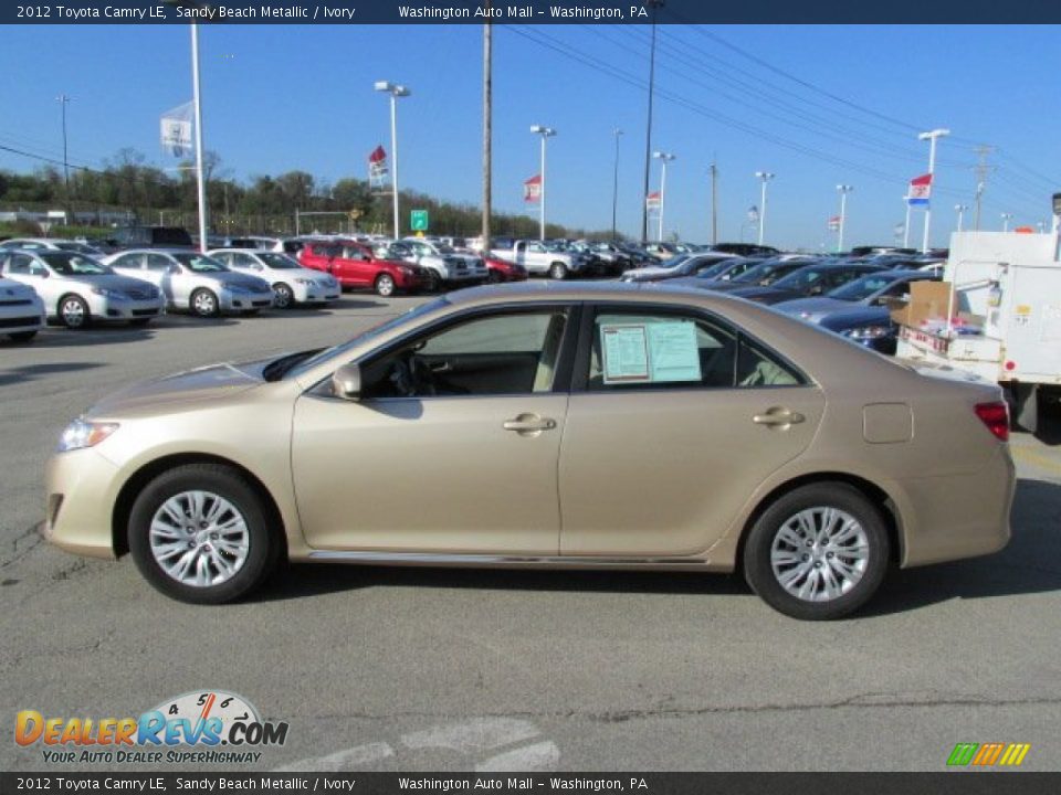 2012 Toyota Camry LE Sandy Beach Metallic / Ivory Photo #5