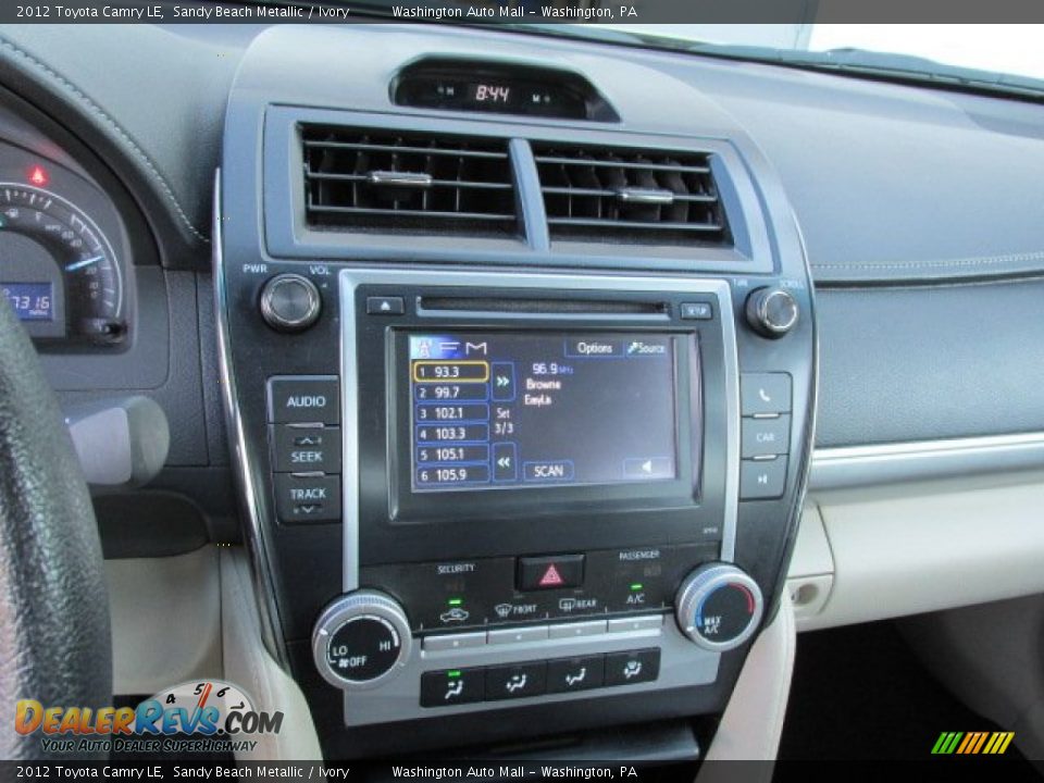 2012 Toyota Camry LE Sandy Beach Metallic / Ivory Photo #13