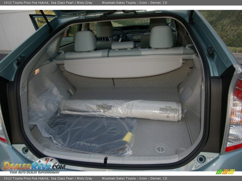 2013 Toyota Prius Five Hybrid Sea Glass Pearl / Misty Gray Photo #8