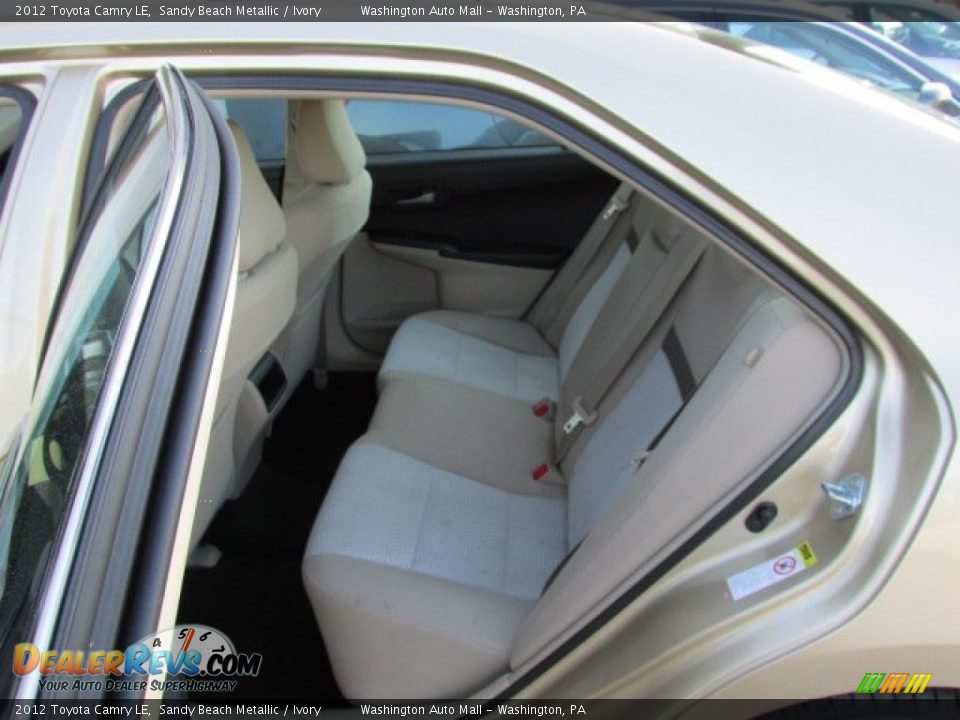 2012 Toyota Camry LE Sandy Beach Metallic / Ivory Photo #17