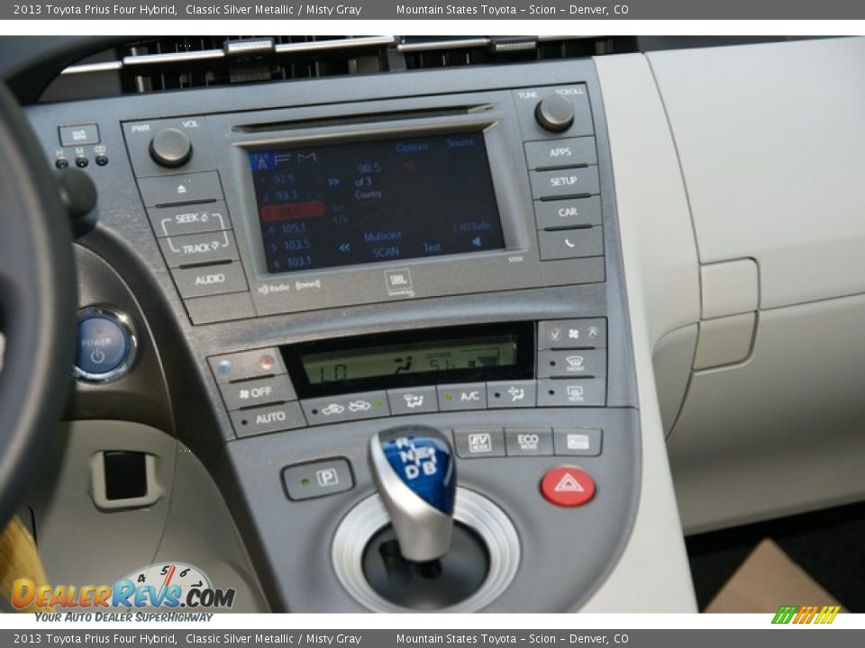 2013 Toyota Prius Four Hybrid Classic Silver Metallic / Misty Gray Photo #6