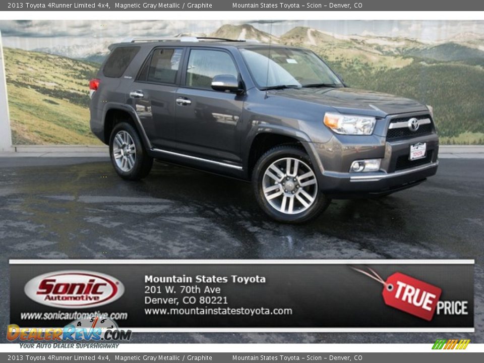2013 Toyota 4Runner Limited 4x4 Magnetic Gray Metallic / Graphite Photo #1