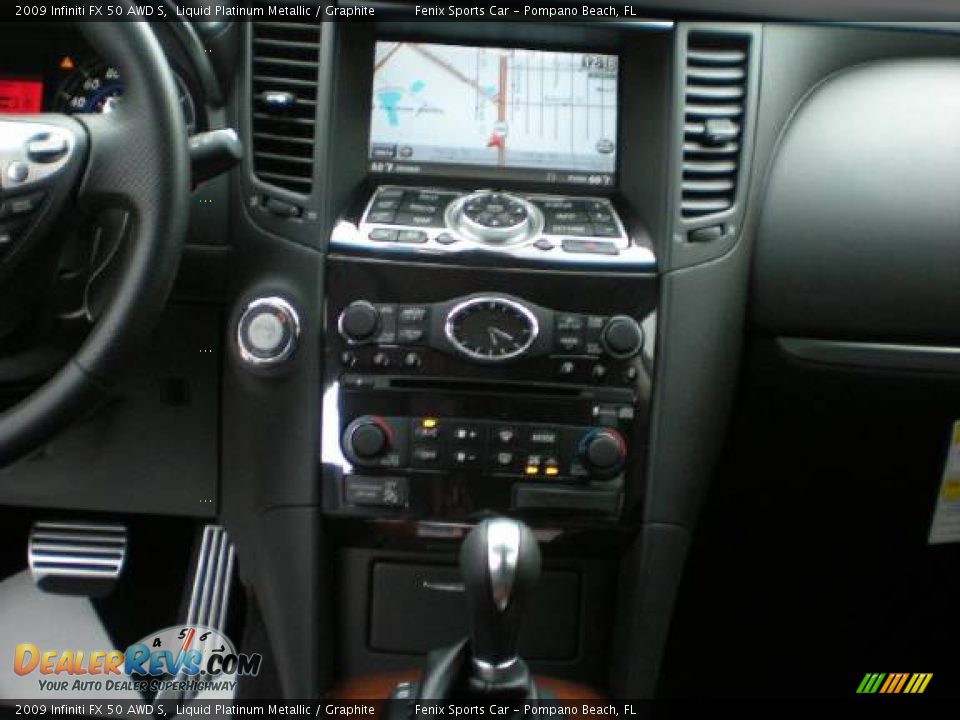 2009 Infiniti FX 50 AWD S Liquid Platinum Metallic / Graphite Photo #23