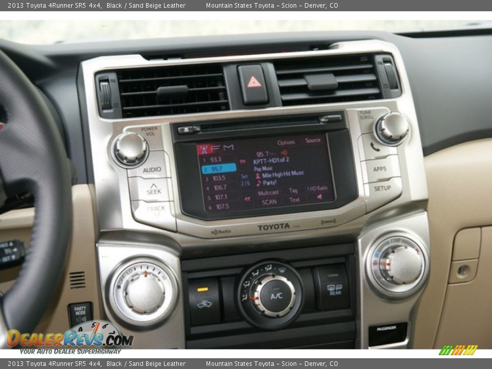 2013 Toyota 4Runner SR5 4x4 Black / Sand Beige Leather Photo #6