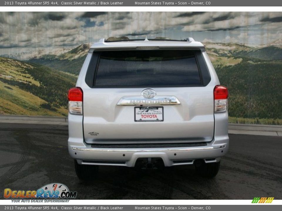 2013 Toyota 4Runner SR5 4x4 Classic Silver Metallic / Black Leather Photo #4