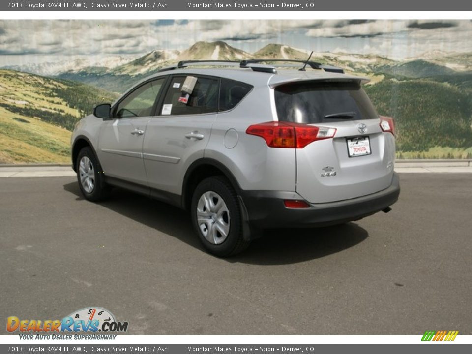 2013 Toyota RAV4 LE AWD Classic Silver Metallic / Ash Photo #2