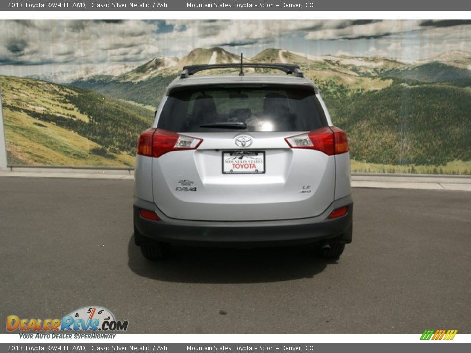 2013 Toyota RAV4 LE AWD Classic Silver Metallic / Ash Photo #4