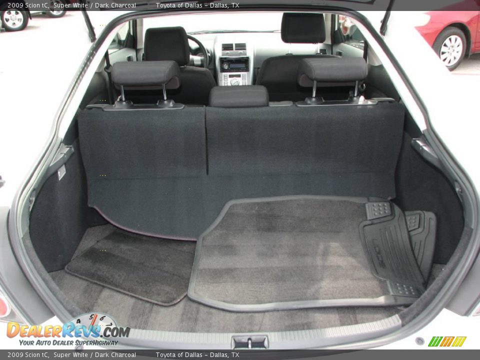 2009 Scion tC Super White / Dark Charcoal Photo #7