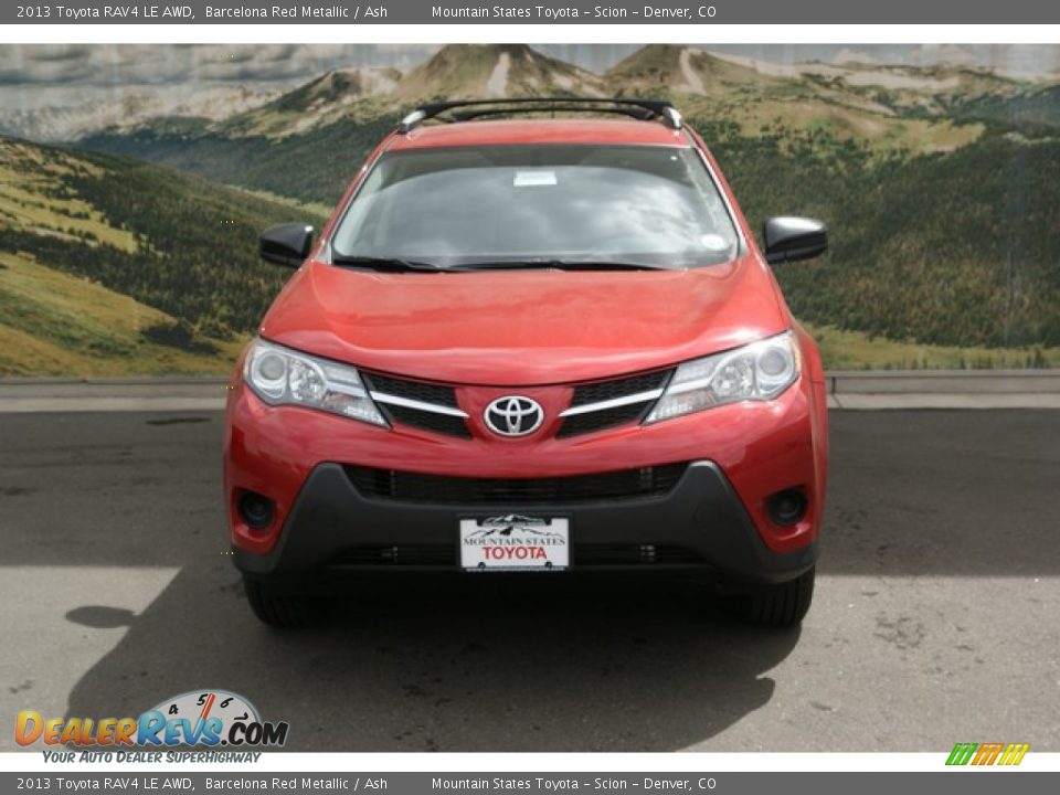 2013 Toyota RAV4 LE AWD Barcelona Red Metallic / Ash Photo #3