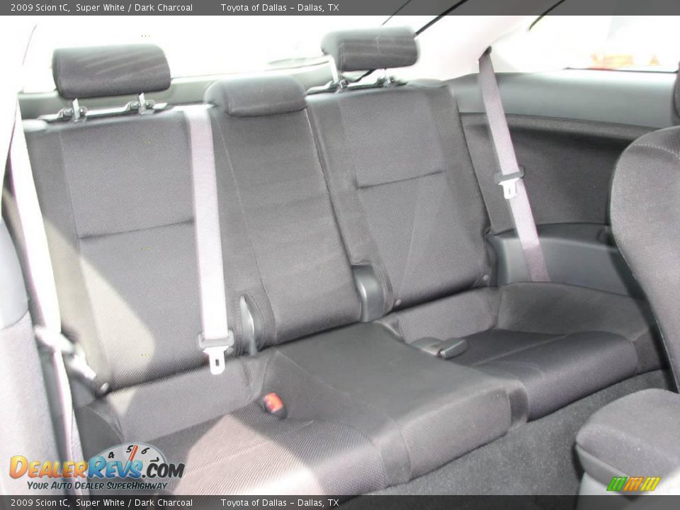 2009 Scion tC Super White / Dark Charcoal Photo #11