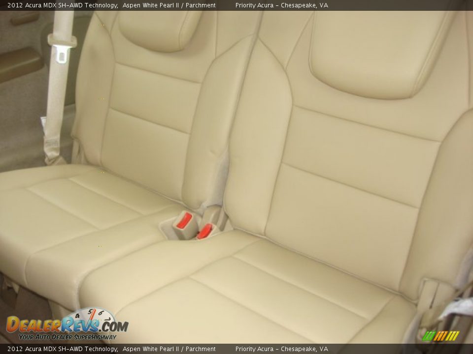 2012 Acura MDX SH-AWD Technology Aspen White Pearl II / Parchment Photo #13