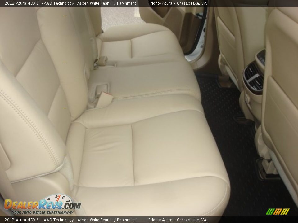 2012 Acura MDX SH-AWD Technology Aspen White Pearl II / Parchment Photo #14
