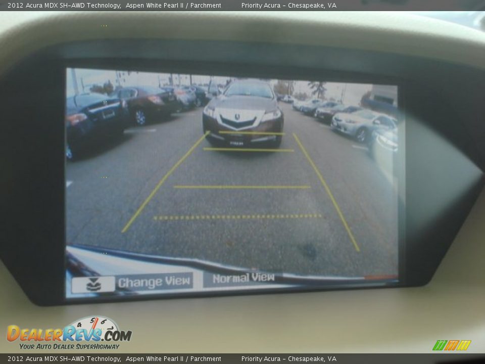 2012 Acura MDX SH-AWD Technology Aspen White Pearl II / Parchment Photo #23