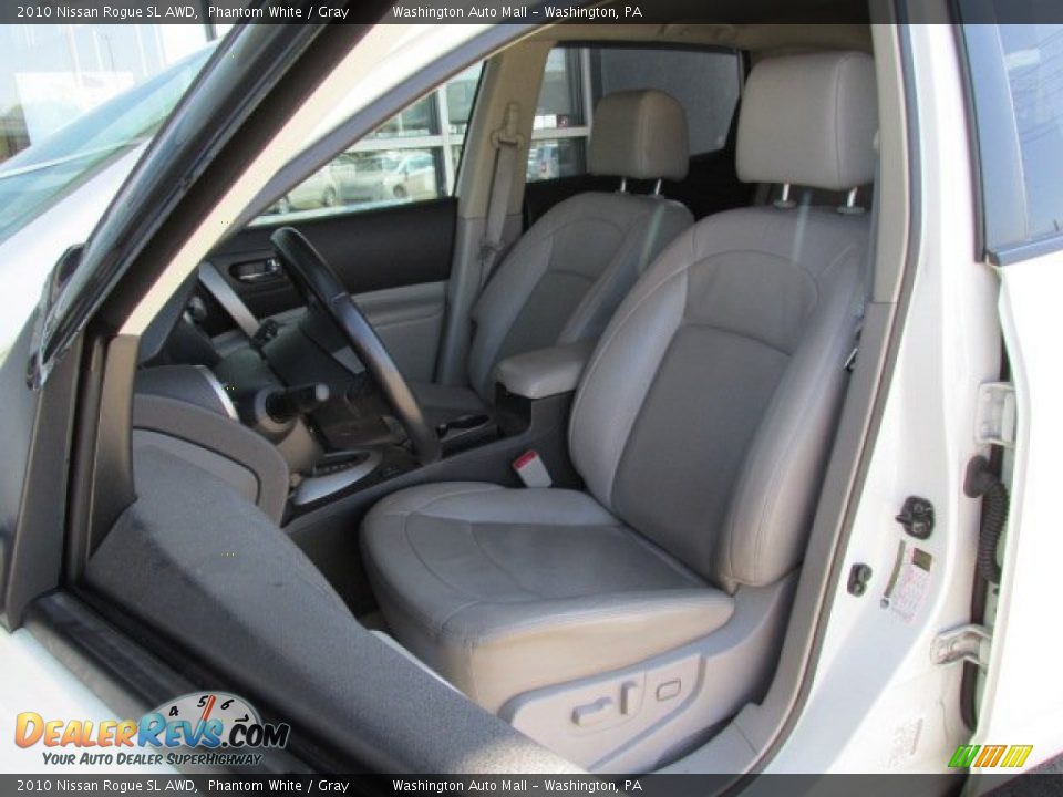 2010 Nissan Rogue SL AWD Phantom White / Gray Photo #11