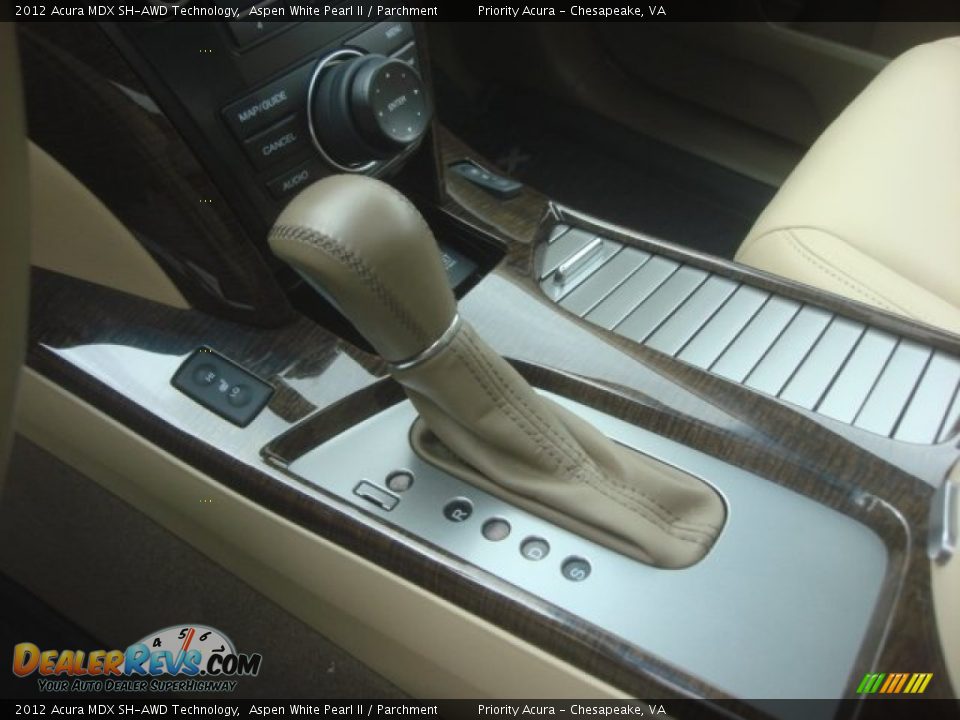 2012 Acura MDX SH-AWD Technology Aspen White Pearl II / Parchment Photo #26