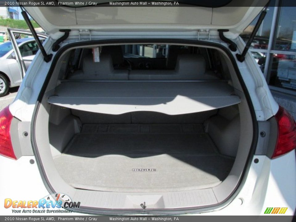 2010 Nissan Rogue SL AWD Phantom White / Gray Photo #18