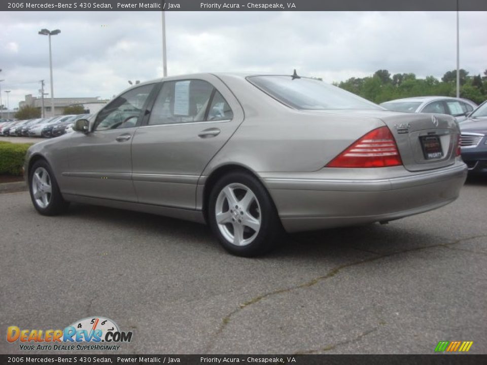 2006 Mercedes-Benz S 430 Sedan Pewter Metallic / Java Photo #3