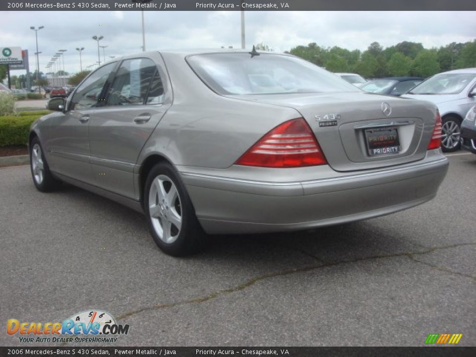 2006 Mercedes-Benz S 430 Sedan Pewter Metallic / Java Photo #4