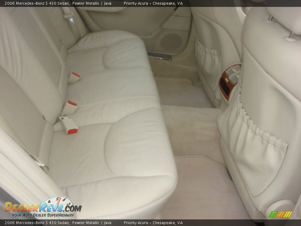 2006 Mercedes-Benz S 430 Sedan Pewter Metallic / Java Photo #13