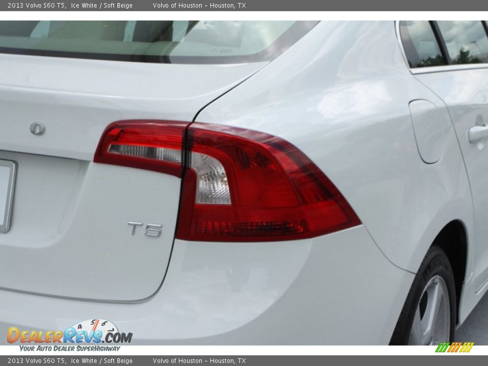 2013 Volvo S60 T5 Ice White / Soft Beige Photo #8