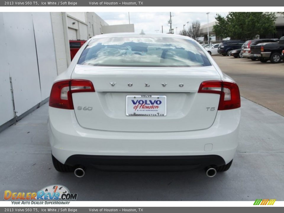 2013 Volvo S60 T5 Ice White / Soft Beige Photo #9