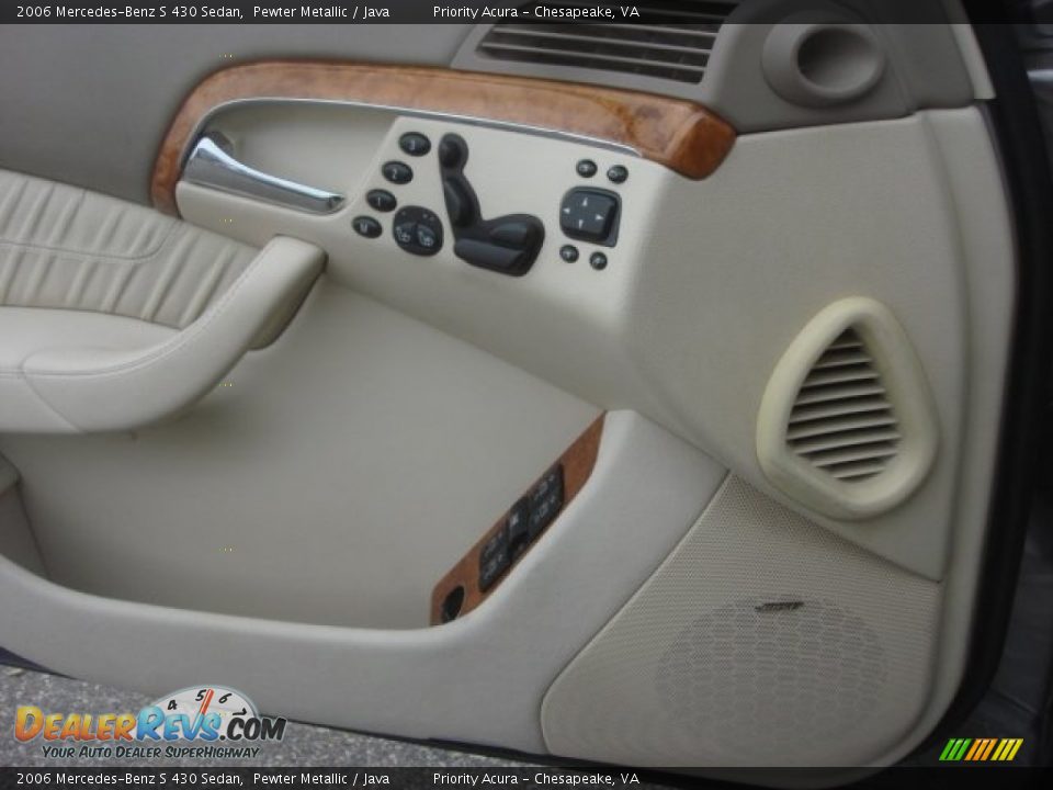 2006 Mercedes-Benz S 430 Sedan Pewter Metallic / Java Photo #18