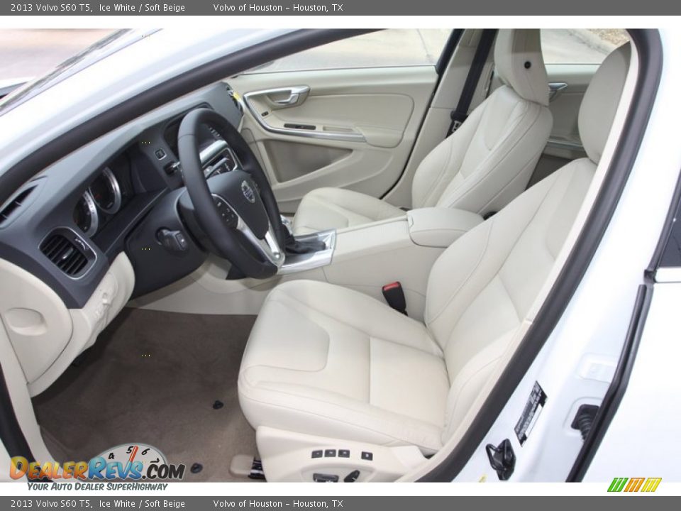 Soft Beige Interior - 2013 Volvo S60 T5 Photo #13