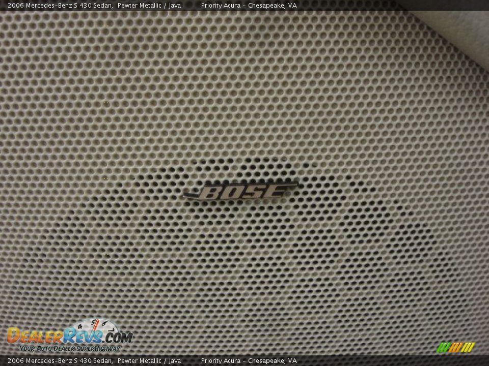 2006 Mercedes-Benz S 430 Sedan Pewter Metallic / Java Photo #22