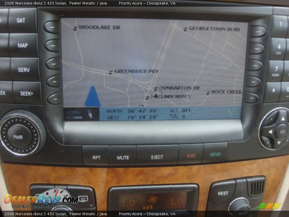 Navigation of 2006 Mercedes-Benz S 430 Sedan Photo #24