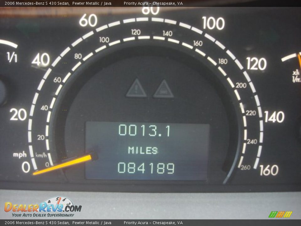 2006 Mercedes-Benz S 430 Sedan Pewter Metallic / Java Photo #25